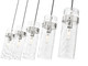 Fontaine Five Light Linear Chandelier (7002P5-5L-BN)