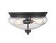 Z-Lite - 722F2-MB - Two Light Flush Mount - Amon - Matte Black