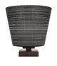 Toltec Lighting - 52-DG-4089 - One Light Table Lamp - Luna - Dark Granite