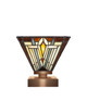 Toltec Lighting - 52-NAB-9596 - One Light Table Lamp - Luna - New Age Brass