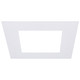 Satco - S13551 - 6-Inch Flat Goof Ring for Commercial Downlights - Matte White
