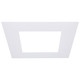 Satco - S13552 - 8-Inch Flat Goof Ring for Commercial Downlights - Matte White