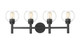 Sutton Four Light Vanity (7502-4V-MB)