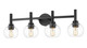 Sutton Four Light Vanity (7502-4V-MB)