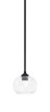 Toltec Lighting - 560-MB-202 - One Light Mini Pendant - Zilo - Matte Black