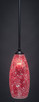 Toltec Lighting - 560-MB-5066 - One Light Mini Pendant - Zilo - Matte Black
