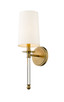Z-Lite - 808-1S-RB - One Light Wall Sconce - Mila - Rubbed Brass