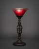 Toltec Lighting - 63-DG-736 - One Light Table Lamp - Eleganté - Dark Granite