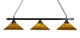 Toltec Lighting - 803-MB-414 - Three Light Billiard/Island - Square - Matte Black