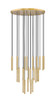Forest LED Chandelier (919MP12-27R-MGLD-LED)