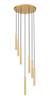 Forest LED Chandelier (919MP12-7R-MGLD-LED)