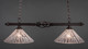 Toltec Lighting - 862-DG-709 - Two Light Island Bar - Eleganté - Dark Granite