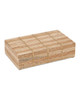 Currey and Company - 1200-0973 - Box - Dezi Collection - Natural / Brass / Off-White