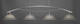 Toltec Lighting - 874-BN-602 - Four Light Billiard Bar - Bow - Brushed Nickel