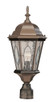 Trans Globe Imports - 4716 BRZ - One Light Postmount Lantern - Villa Nueva - Black Bronze