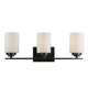 Trans Globe Imports - 70523 ROB - Three Light Vanity Bar - Mod Pod - Rubbed Oil Bronze