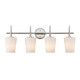 Trans Globe Imports - 71894 BN - Four Light Vanity - Brushed Nickel