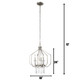 Barcelona Four Light Pendant (270P04TR)