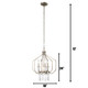 Barcelona Four Light Pendant (270P04TR)
