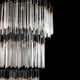 Matrix 30 Light Chandelier in Matte Black/French Gold (137-309C30MBFG)