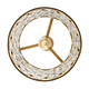 Windsor One Light Pendant in French Gold/Matte Black (137-345P01FGMB)