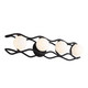 Varaluz - 374B04CBFG - LED Bath - Black Betty - Carbon/French Gold