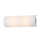 Patchwork Two Light Bath in Black/Satin Brass (137-503B02BLSB)