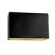Justice Designs - CER-5659W-CRB - LED Wall Sconce - Ambiance - Carbon - Matte Black