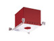 Westgate - ICFAL-4 - Airtight Fire-Rated New Const. LED Recessed Light Housing - Red