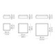 Caorle Two Light Wall / Ceiling Mount (ZA-LL1305)