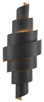 Currey and Company - 5000-0112 - Two Light Wall Sconce - Chiffonade Collection - French Black/Painted Gold