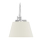 Ashby Collection One Light Wall Sconce in Polished Nickel (142-5000-0210)