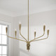 Palmer Six Light Chandelier (460461ANB)