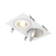 Dals - FGM4-CC-DUO-WH - Double Recessed - Pivot - White