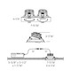Revolve Double Recessed (GBR35-CC-DUO-WH)