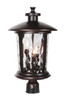 Craftmade - Z7125-OBG - Three Light Post Mount - Summerhays - Oiled Bronze Gilded