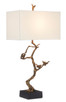 Shadows Brass Table Lamp One Light Table Lamp (6000-0695)