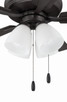 Eos Frost 4 Light 52" Ceiling Fan (ECF114CBZ5-CBZWLN)