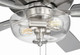 EOS 2 Light Clear Bowl 52" Ceiling Fan 52" Ceiling Fan (ECF201BNK5-BNGW)