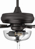 EOS 2 Light Clear Bowl 52" Ceiling Fan 52" Ceiling Fan (ECF201CBZ5-CBZWLN)