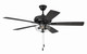 EOS 2 Light Clear Bowl 52" Ceiling Fan 52" Ceiling Fan (ECF201FB5-FBGW)