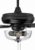 EOS 2 Light Clear Bowl 52" Ceiling Fan 52" Ceiling Fan (ECF201FB5-FBGW)