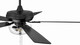 EOS 2 Light Clear Bowl 52" Ceiling Fan 52" Ceiling Fan (ECF201FB5-FBGW)