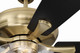 EOS 2 Light Clear Bowl 52" Ceiling Fan 52" Ceiling Fan (ECF201SB5-BWNFB)