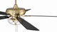 EOS 2 Light Clear Bowl 52" Ceiling Fan 52" Ceiling Fan (ECF201SB5-BWNFB)