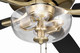 EOS 2 Light Clear Bowl 52" Ceiling Fan 52" Ceiling Fan (ECF201SB5-BWNFB)