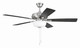 EOS 2 Light Frosted White Bowl 52" Ceiling Fan 52" Ceiling Fan (ECF211BNK5-BNGW)