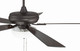 EOS 2 Light Frosted White Bowl 52" Ceiling Fan 52" Ceiling Fan (ECF211CBZ5-CBZWLN)