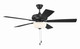 EOS 2 Light Frosted White Bowl 52" Ceiling Fan 52" Ceiling Fan (ECF211FB5-FBGW)