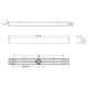 Boulevard Wall Sconce (LNWS48-CC-V-WH)
